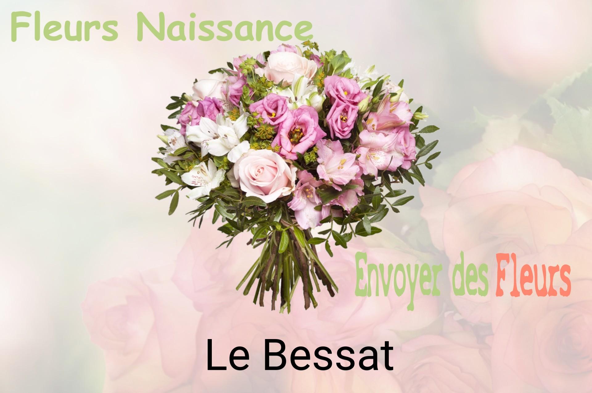 Bouquet de fleurs de naissance livré à Le Bessat